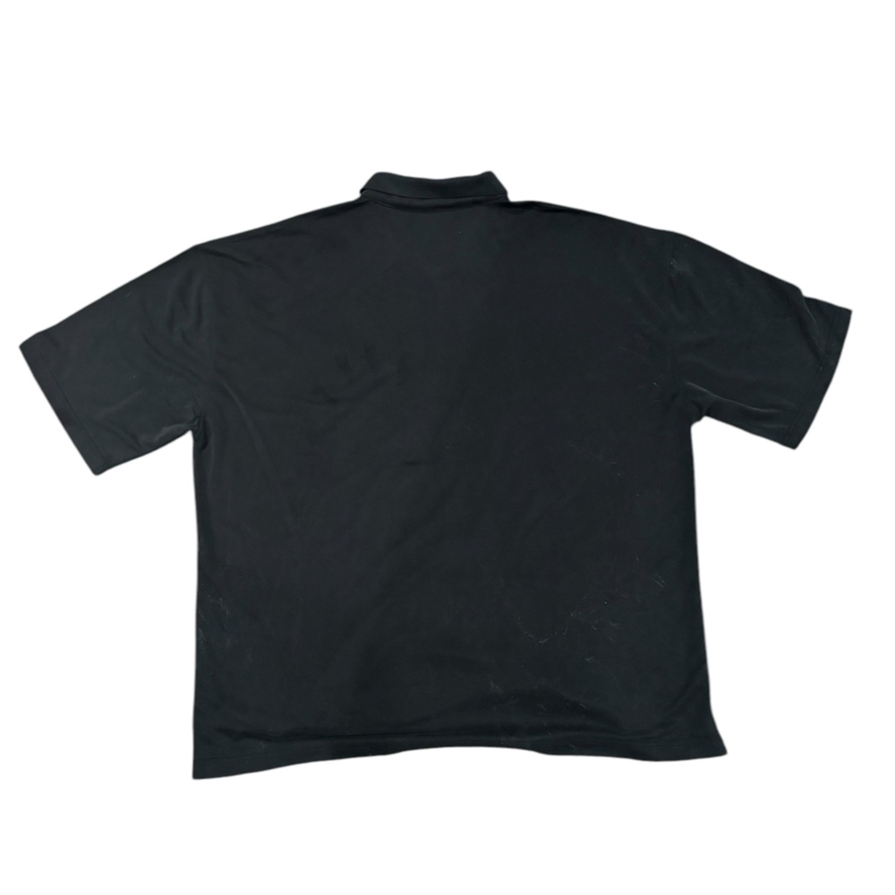 Burma Bilas Black Casual Short Sleeve Polo Shirt-size XXL - Picture 3 of 8